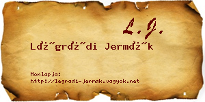 Légrádi Jermák névjegykártya